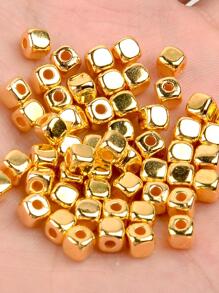 1pack Creative Iron Alloy Cube DIY Bead For Women For DIY Jewelry Making