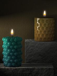 1pc Silicone Candle Mold, Modern White Geometric Shaped DIY Candle Mould For DIY - White - View 4