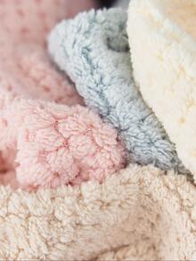 1 件白色聚酯纤维菠萝格加大浴巾 90*170cm 或小毛巾 34*75cm 男女成人适用，Ren 游泳、沐浴包巾速干，柔软吸水，柔软不褪色，适用于浴室酒店 - 白色 - 查看 9