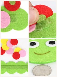 PC Hỗn Hợp Màu Nỉ Thủ Công DIY, Vải Không Dệt Hiện Đại Số Trang Trí Caterpillar Thiết Kế Nỉ DIY Thủ Công Cho Đồ Thủ Công, Đồ Dùng Học Tập Trở Lại - Nhiều màu - Xem 5