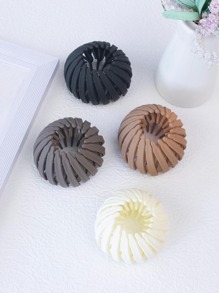 4pcs Women's Matte Bird Nest Hair Clips, Messy Bun Maker, Ponytail Holder Hair Accessories, Suitable For Everyday Use Bun Hair Piece Hair Styling Pins, Head Accessories