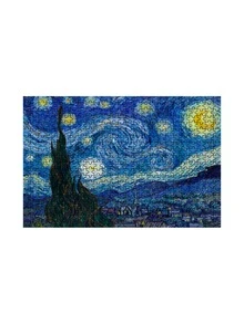 500入組油畫圖案卡 - 彩色 - 查看 3