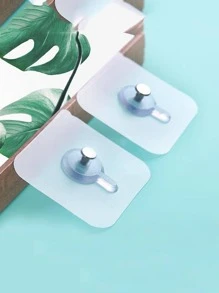 10入組透明牆面掛鉤 - 無色 - 查看 4