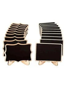 1 Hình Học Bảng Đen Gỗ Đơn Giản Hình Học Bảng Tin Cho Đám Cưới, Đảng - màu đen - Xem 1