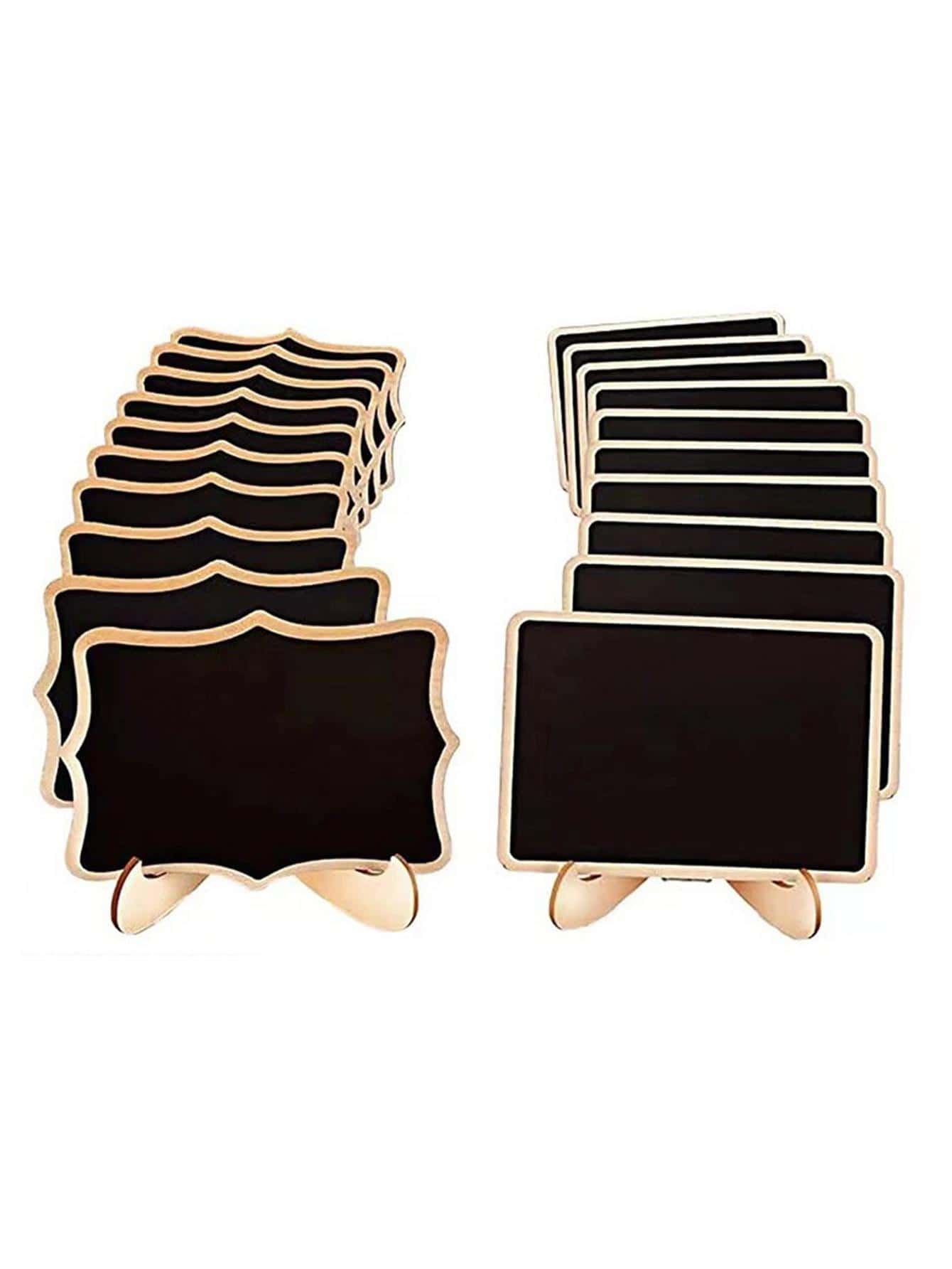 1 Hình Học Bảng Đen Gỗ Đơn Giản Hình Học Bảng Tin Cho Đám Cưới, Đảng - màu đen - Xem 1