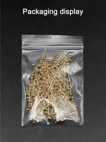 200 Cái/bộ 16/20/25/30/35/40/45/50 Mm Đầu Bóng Pin Dành Cho Nữ Cho Tự Làm Trang Sức Làm - Nhiều màu - Xem 3