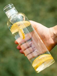 1pc Clear Water Bottle - Clear - View 2