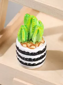 12 chậu cây mini chân thực, mô hình cây thu nhỏ để trang trí cảnh quan vi mô, cây trồng trong chậu nhỏ & đồ trang trí cây xanh - Nhiều màu - Xem 6