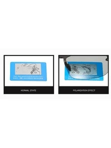 1 副男女通用渐变色几何形状时尚眼镜镜片，适合夏季佩戴 - 粉色 - 查看 9