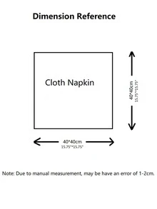 6 Chiếc Đồng Màu Khăn Ăn Để Bàn Thanh Lịch Polyester Đa Năng Có Thể Tái Sử Dụng Khăn Ăn Bằng Vải Cho Đám Cưới, bàn Ăn - trắng - Xem 2
