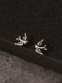Men Swallow Stud Earrings For Daily Decoration For A Stylish Look