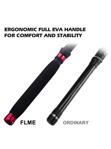 GOTURE 1pc Telescopic Fishing Rod, Anti Slip And Comfortable EVA Handle, Suitable For Sea Bass, Salmon And Trout, Ultra Hard Adjustable Portable Travel Fishing Rod