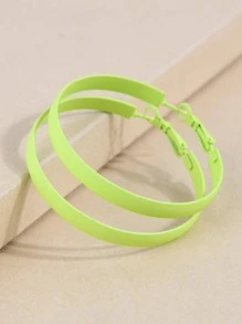 Hoa tai vòng tối giản - Màu vàng - Xem 8