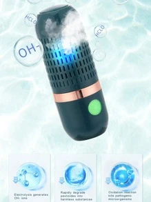 1 pieza ABS vegetal moderno portátil vegetal para casa - Verde militar - Ver 7