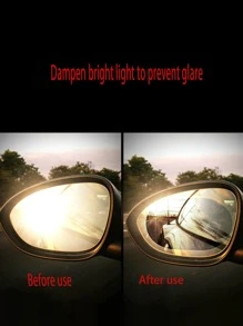 1 miếng dán bảo vệ chống nước cho gương chiếu hậu ô tô - Trong sáng - Xem 4