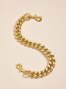 Gold Chain Bag Strap Removable For Handbag - Gold - View 2