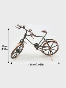 1入組自行車形狀裝飾用品現代鐵裝飾物件裝飾用品 - 彩色 - 查看 2