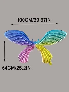 22pcs Wing Design Photobooth Prop, Modern Polyester Wing Design Party Decoration Selfie Prop For Party Supply - Multicolor - View 6