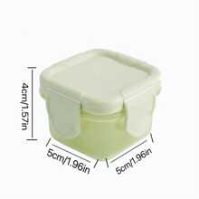 4 件装便携式午餐盒、厨房、圣诞礼物 - 彩色 - 查看 2