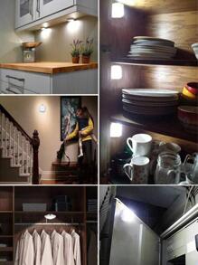 1pc Creative Human Body Induction Night Light, Suitable For Bedroom, Corridor, Wardrobe, Cupboard, Aisle. White Led Light