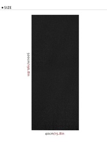 1 Roll Of Removable Matte Black Wallpaper, Self-Adhesive Vinyl Contact Paper, Waterproof, Ideal For Wall And Furniture Coverings - Black - View 3