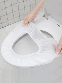 10pcs Disposable Toilet Seat Cover - White - View 1
