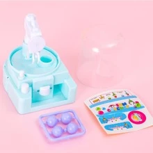 Mini juguete de máquina de bola de garra de simulación aleatoria de 1 pieza, adecuado para entrenamiento cerebral, ocio y entretenimiento de escritorio, mejora de la coordinación ojo-mano - Morado - Ver 8