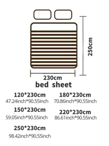 1pc Solid Color Flat Sheet, Modern Composite Fabric Bedding Flat Sheet For Bedroom - Dark Grey - View 10