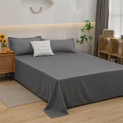 Đồng Màu Tấm Phẳng, Vải Tổng Hợp Hiện Đại Chăn Ga Gối Tấm Phẳng Cho Phòng Ngủ