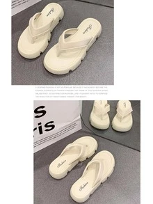 Fashionable Flip Flops For Women, Minimalist Outdoor EVA Slippers