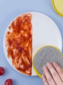 5 piezas Esponja de limpieza de doble cara, para cocina, baño, hogar, artículos para el hogar