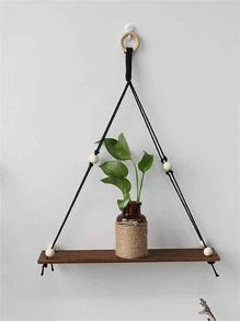 1 hạt trang trí treo tường, treo gỗ trang trí cho gia đình - màu đen - Xem 2