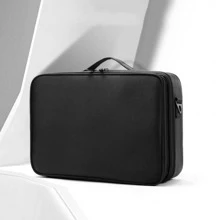 1 hộp đựng mỹ phẩm nhiều lớp - màu đen - Xem 2