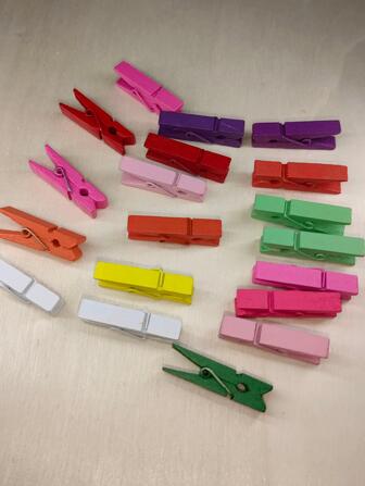 30入組混色照片夾