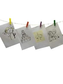 30pcs Mixed Color Photo Clip