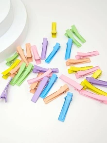 30 cái Phụ nữ Màu ngẫu nhiên Rắn Kẹp tóc cá sấu thông thường để trang trí tóc - Nhiều màu - Xem 5