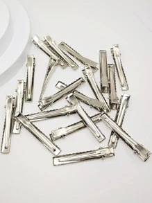 20pcs Women Solid Casual Alligator Hair Clip For Daily Life Street,Hair Accessories,Hair Barrettes Hair Clips Claw Clips Hair Claws