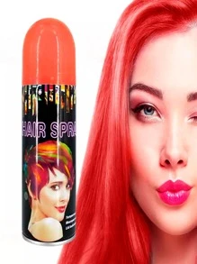 Lecute Spray Hair Colors Temporary Costumes Props Costume Party Paint Neon Look - Red - View 1
