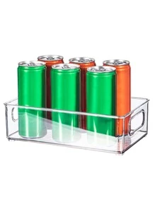 Cajas de almacenamiento organizadoras de refrigerador: Acrílico, ideal para frutas y verduras. - transparente - Ver 5