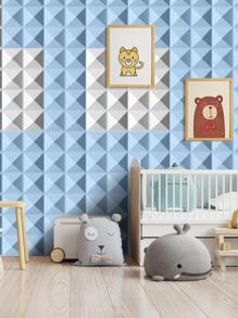 AG BOX 3D Decorative Wall Panel, Set 12 Pieces Pimarmide 4 Design - White - View 4