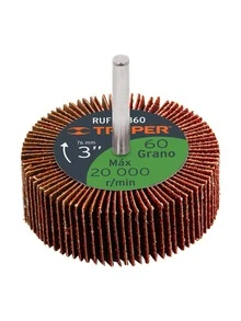 Rufla-360 3" Grit 60 Flap Wheel - Orange - View 2