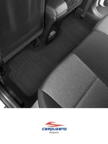 UNIVERSAL CAR TRUCK MAT 3 PIECES - Black - View 4