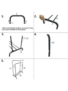 Buildable Double Rack Clothes Organizer Closet Home Wardrobe