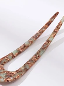 Kẹp tóc Acetate Bun 1 chiếc thanh lịch Thích hợp để sử dụng hàng ngày - Nhiều màu - Xem 4