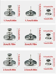 Khóa rèm từ tính 2 chiếc - Bạc - Xem 4