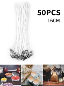 50入組/套蠟蠟燭芯，現代多功能工藝品蠟燭芯