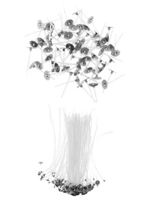 50入組/套蠟蠟燭芯，現代多功能工藝品蠟燭芯