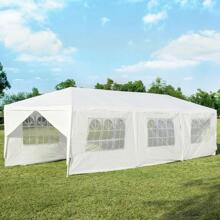 Costway 10'x30' Outdoor Party Wedding Tent Canopy Heavy duty Gazebo - White - View 4