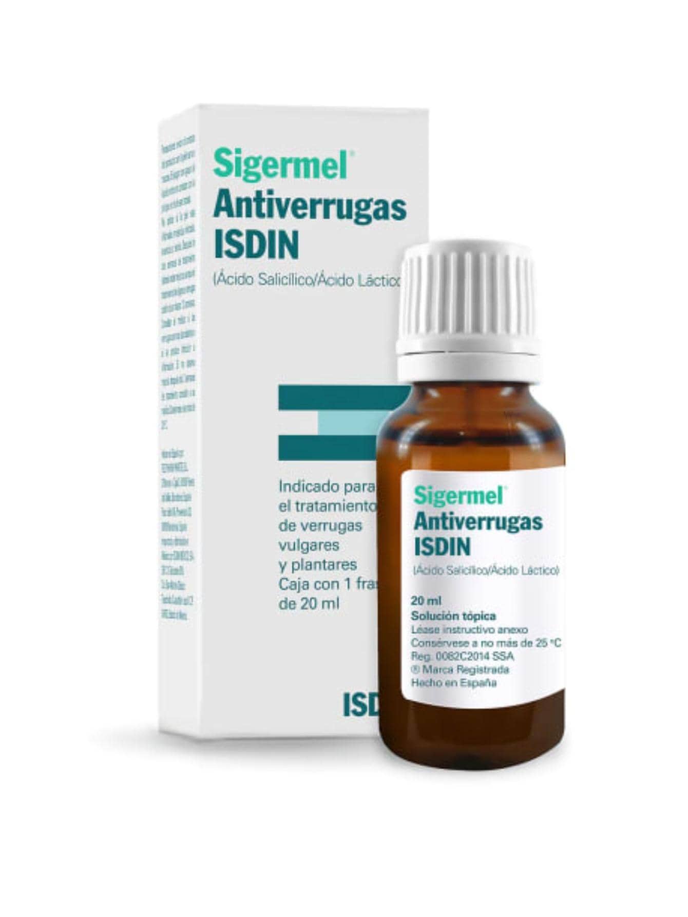 Sigermel Anti-Wart Solution 20 Ml - Blue and White - View 1