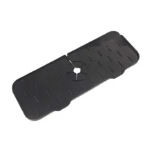 1PC Silicone Đĩa Phơi Thảm, Màu Đen Hiện Đại Món Ăn Điện Thảm Cho Nhà Bếp - màu đen - Xem 8
